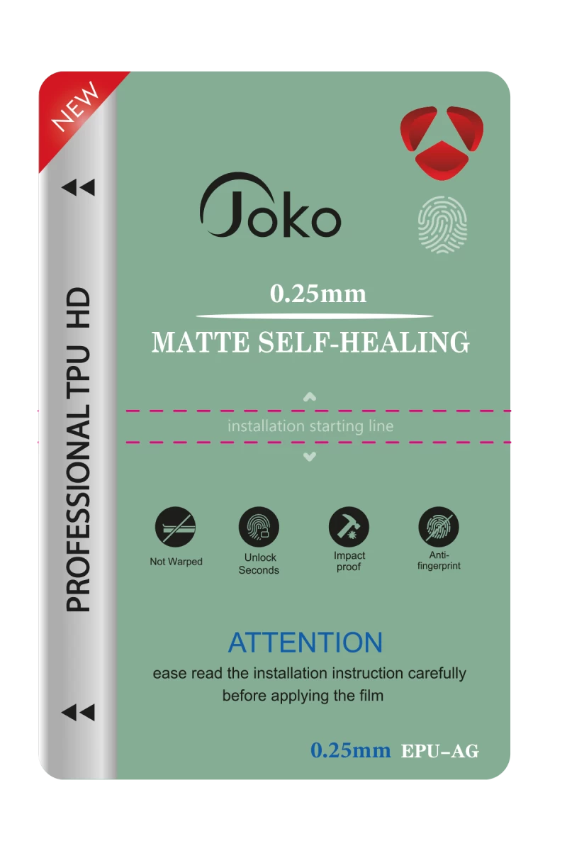 Joko TPU 0.25MM HD Makine Auto Repair Mat Ekran Koruyucu