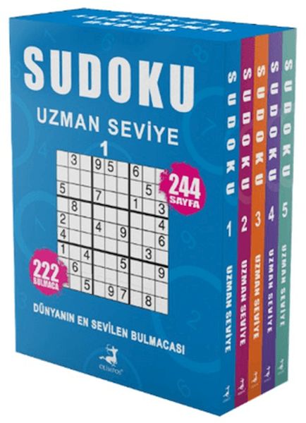 Sudoku Uzman Seviye 5 Kitap Set