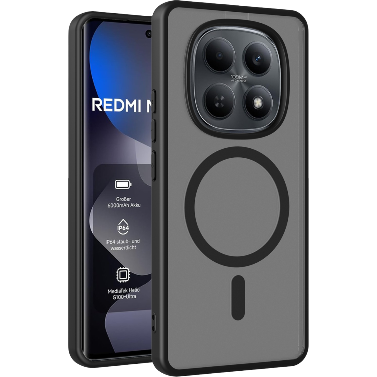 Joko Xiaomi Redmi Note 15 Pro Plus 5G Jota Magsafe Kapak - Siyah