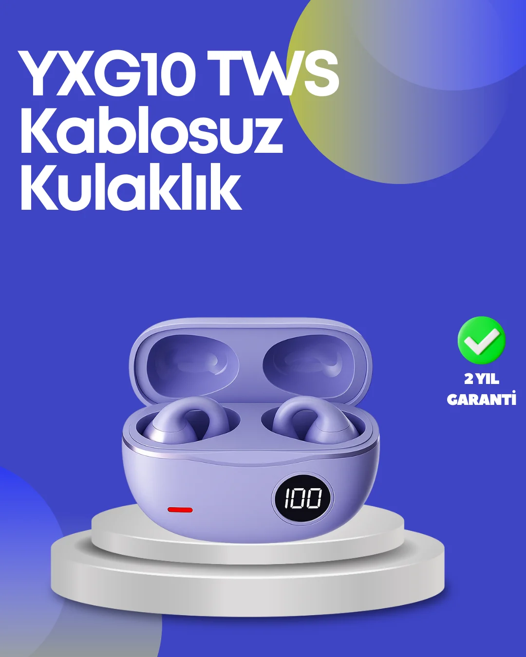 YXG10 Bluetooth Kulaklık – Cilt Dostu, Uzun Pil, Çift Dil Destekli Akıllı Tasarım