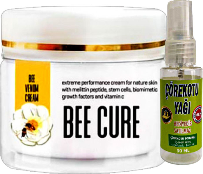 Becure Cream 100 ml Teskin Kremi + Çörek Otu Yağı Teskin Yağı 30 ml
