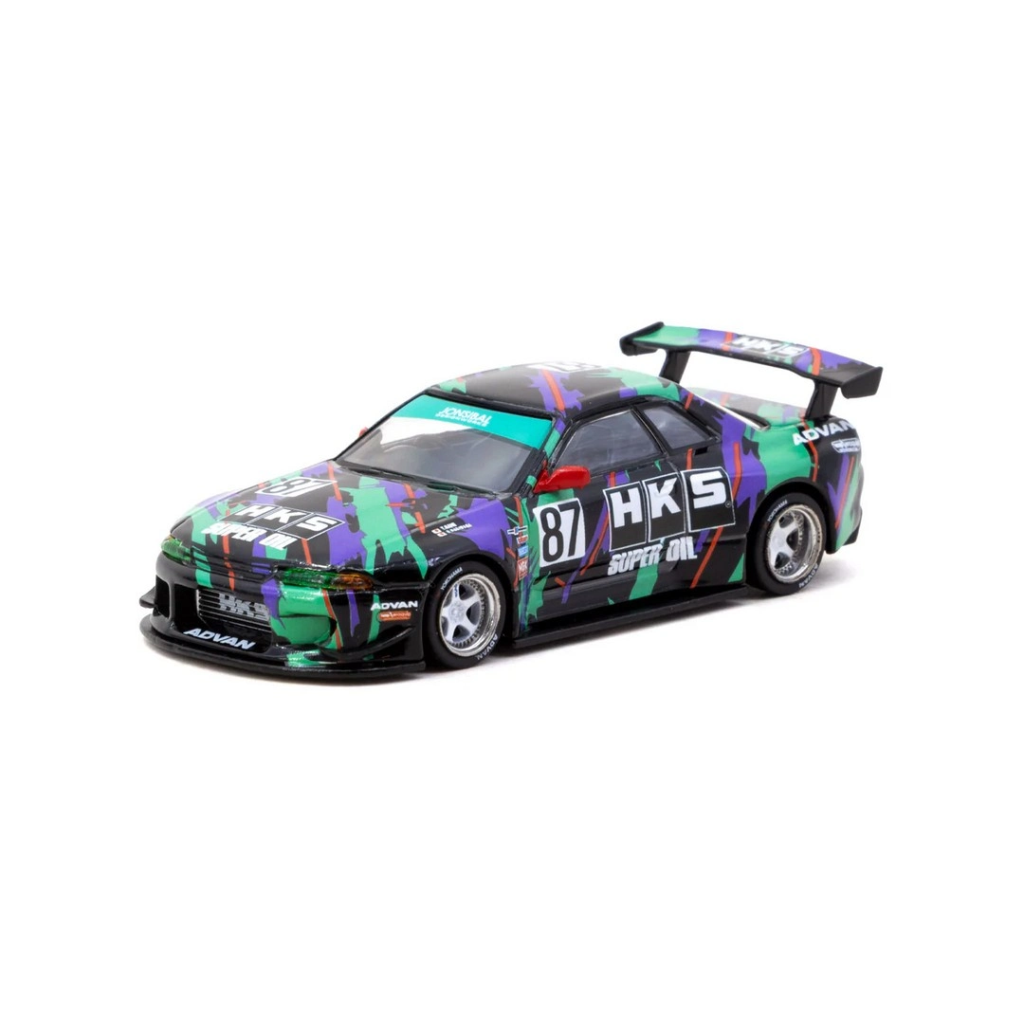 1/64 Nissan Skyline (R32) Widebody HKS with Tarmac Cards Combo Set - Designed by Jon Sibal
