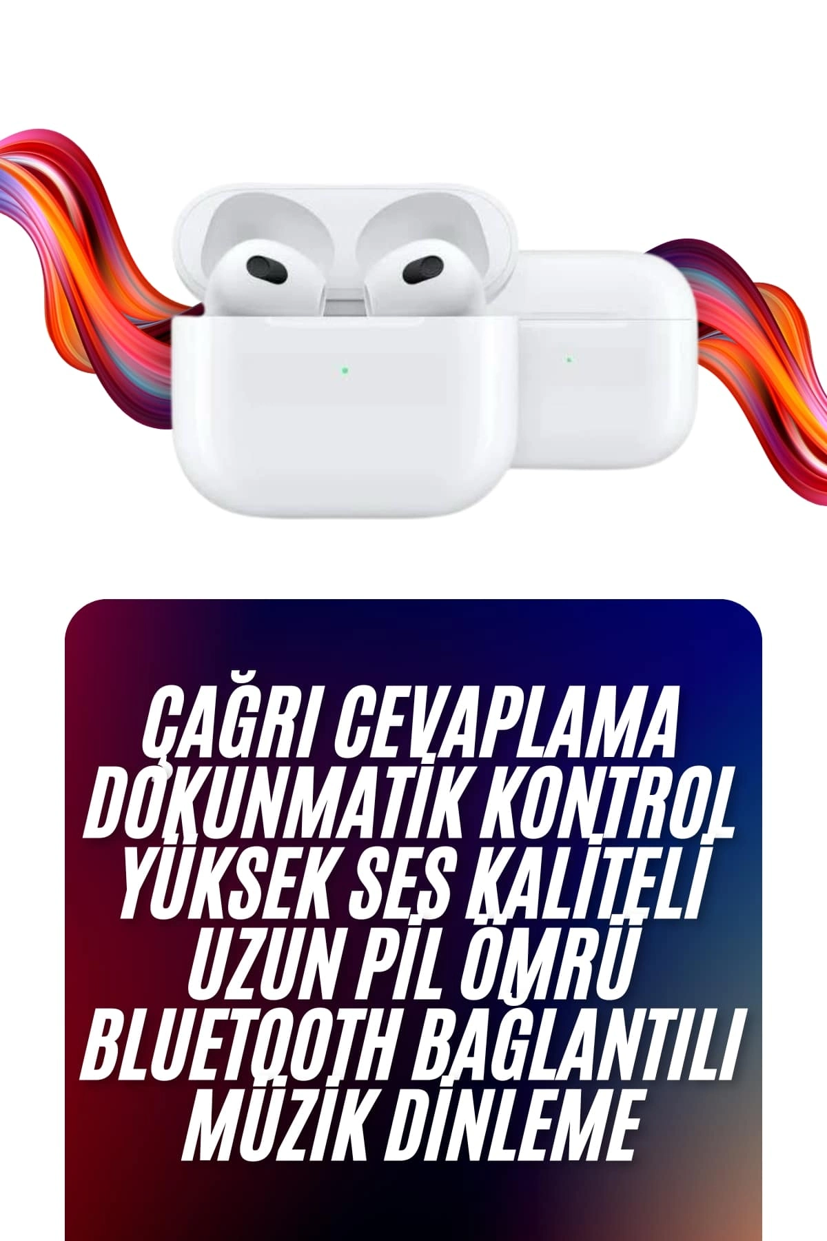 Kablosuz Bluetooth Kulaklık Sesli Asistan Özelliği ile