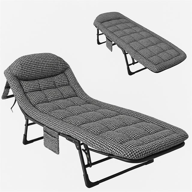 SN-26975 Taşınabilir Ayarlanabilir 5 Kademe Sünger Kamp Yatak Şezlong (Kazayağı)