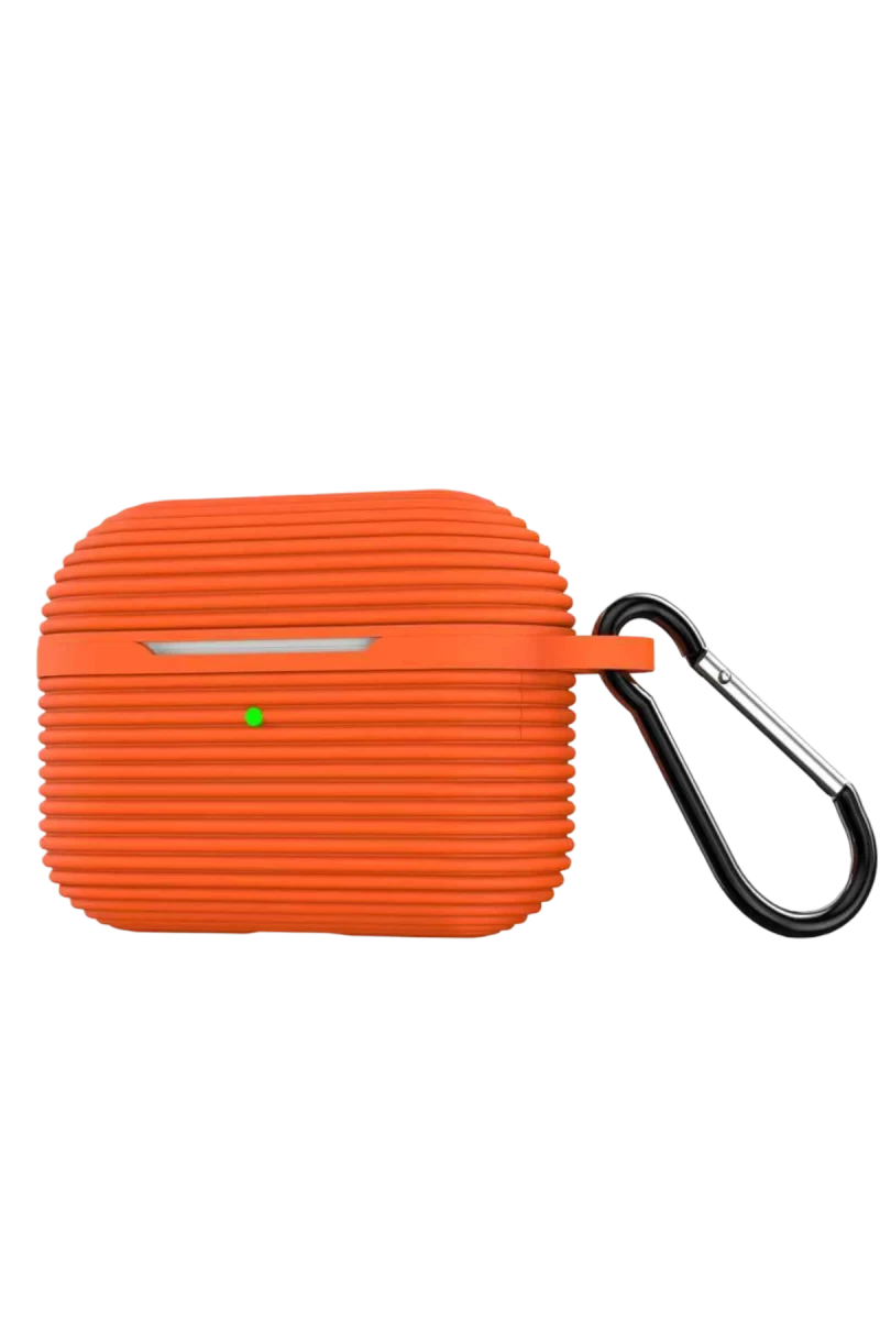 Apple Airpods Pro 3 (3.nesil) Raven Silikon Kılıf - Turuncu
