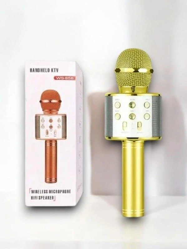 Kablosuz Karaoke Mikrofon Bluetooth 10m Uyumlu