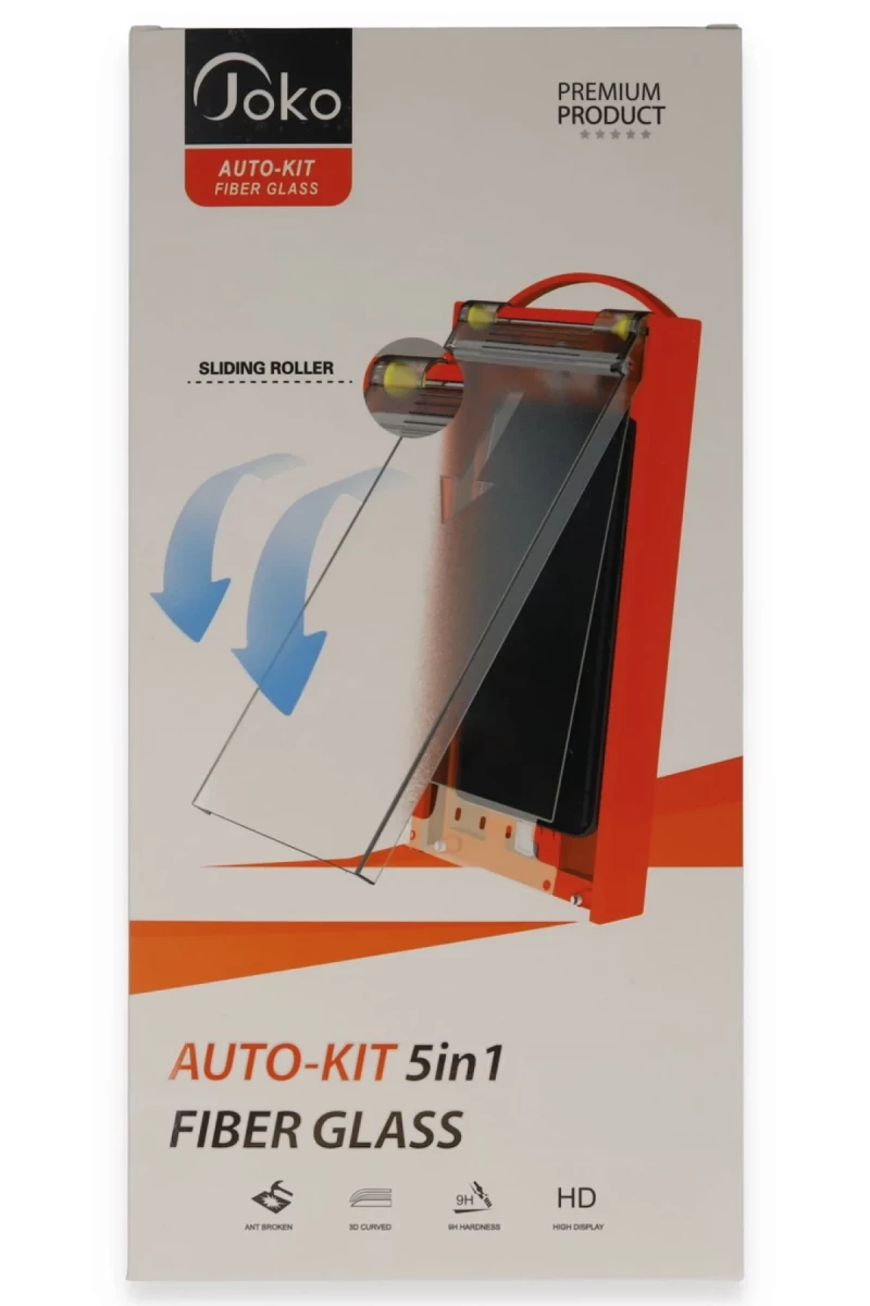 Joko Xiaomi Redmi Note 14 Pro 4G Uyumlu AutoKit 5in1 Fiber Cam Ekran Koruyucu