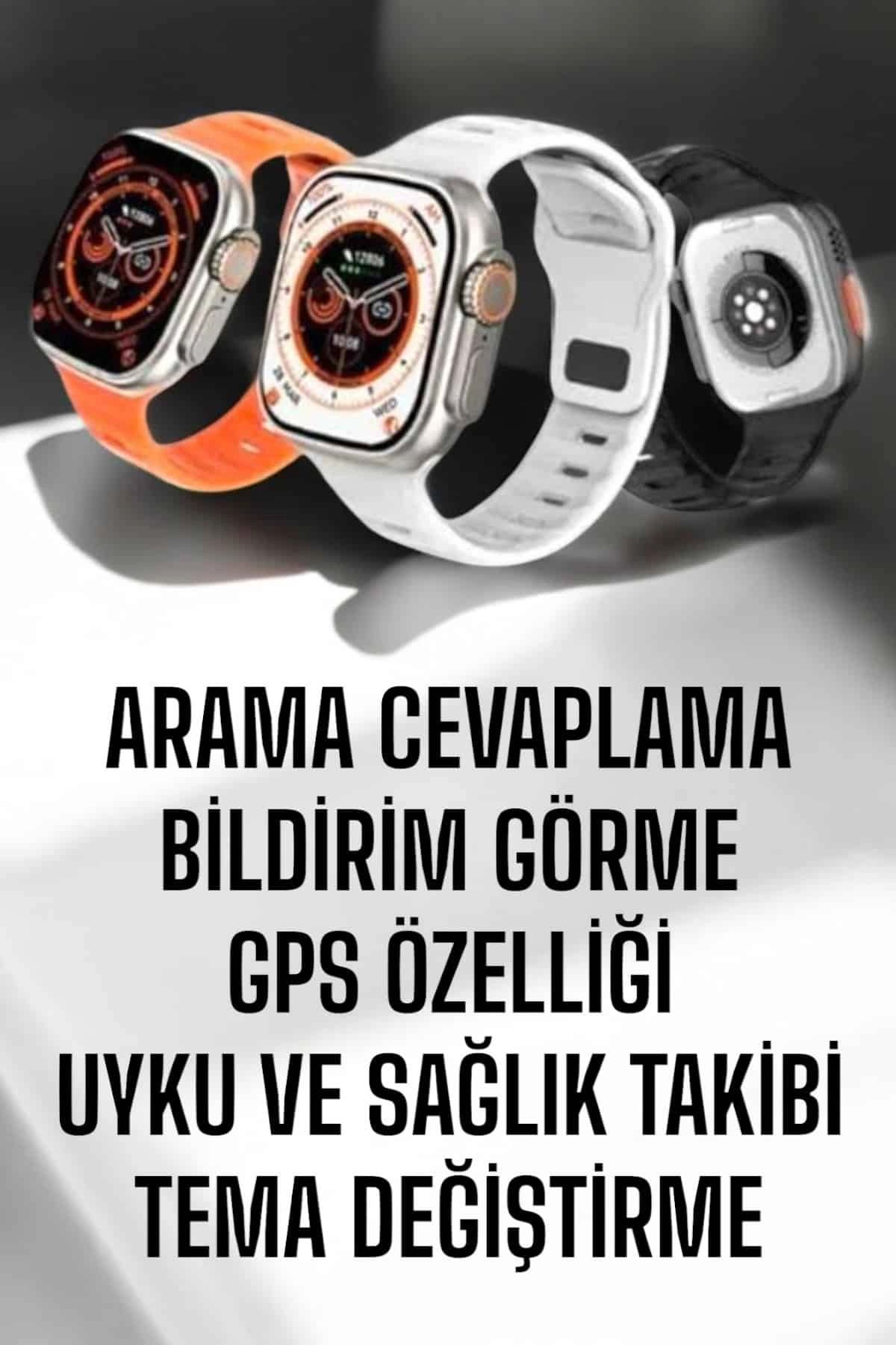 Akıllı Saat GPS Nabız Ölçer 1 Adet Sağlık Takibi