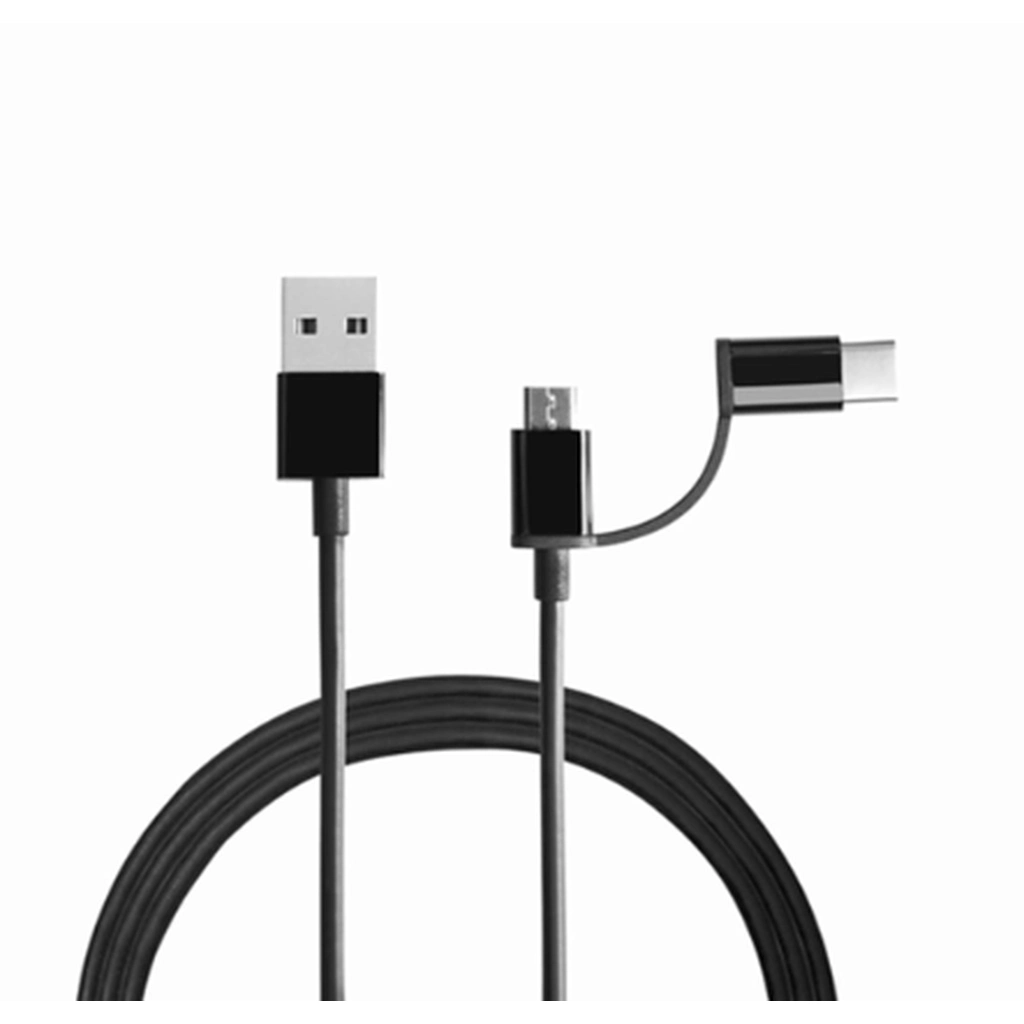 Kompakt 2 İn 1 Kablo Lightning ve Micro USB Uyumlu