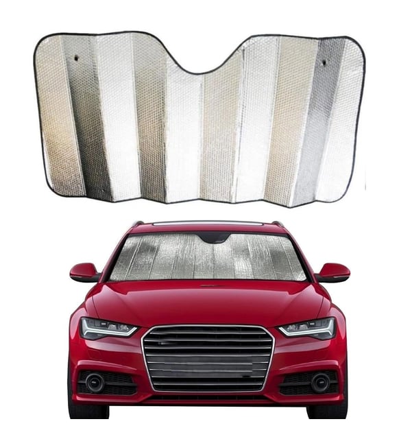 Araç Ön Cam Katlanabilir Güneşlik UV ve Isı Koruma Renault Megane Fiat Egea Hyundai i20 Opel Astra