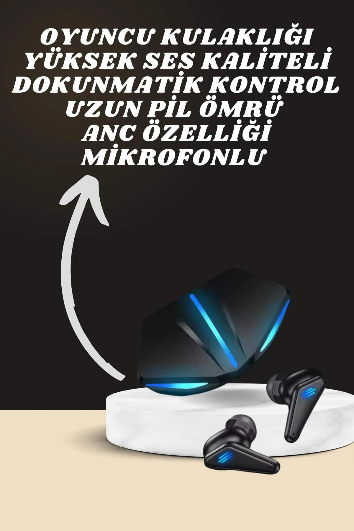 Akıllı Saat 49 mm + ANC Kulaklık Kulak İçi Mikrofonlu 2 Adet