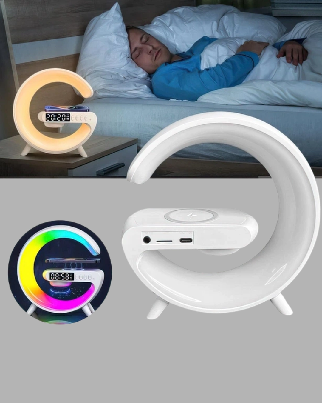 Akıllı Atmosfer Lambası ve Hoparlör 4'lü Set Ev Ofis Kullanımı