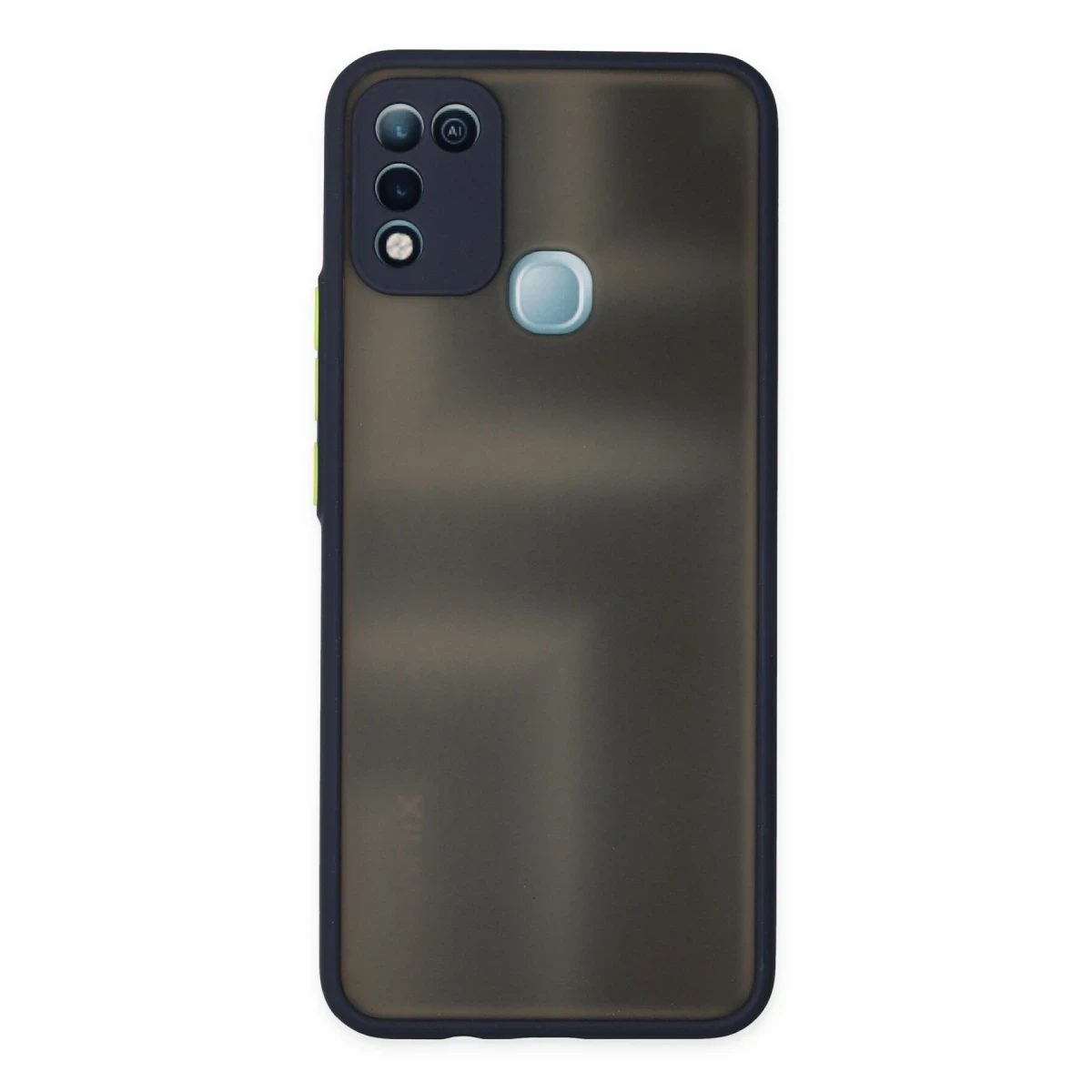 İnfinix Hot 10 Play Kılıf Montreal Silikon Kapak - Lacivert