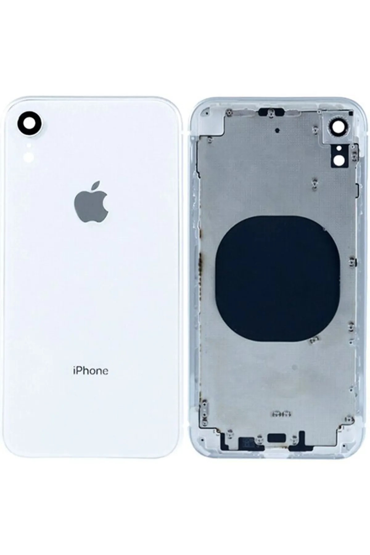 Iphone Xr Uyumlu A Kalite Boş Kasa Beyaz