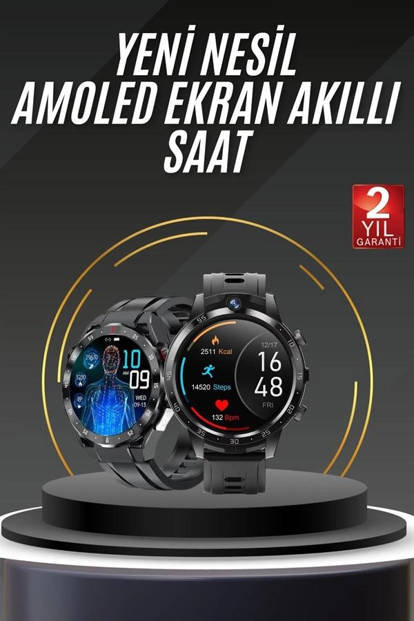 Bluetooth Bağlantılı Akıllı Saat 1 Adet Müzik Dinleme ve Bildirim