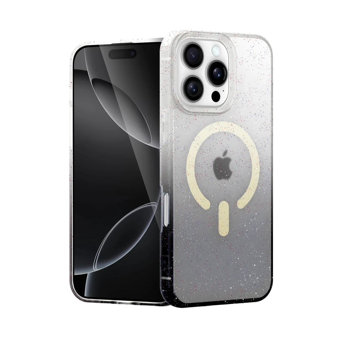 Apple iPhone 16 Pro Pummel Shiny Magsafe Kapak - Siyah