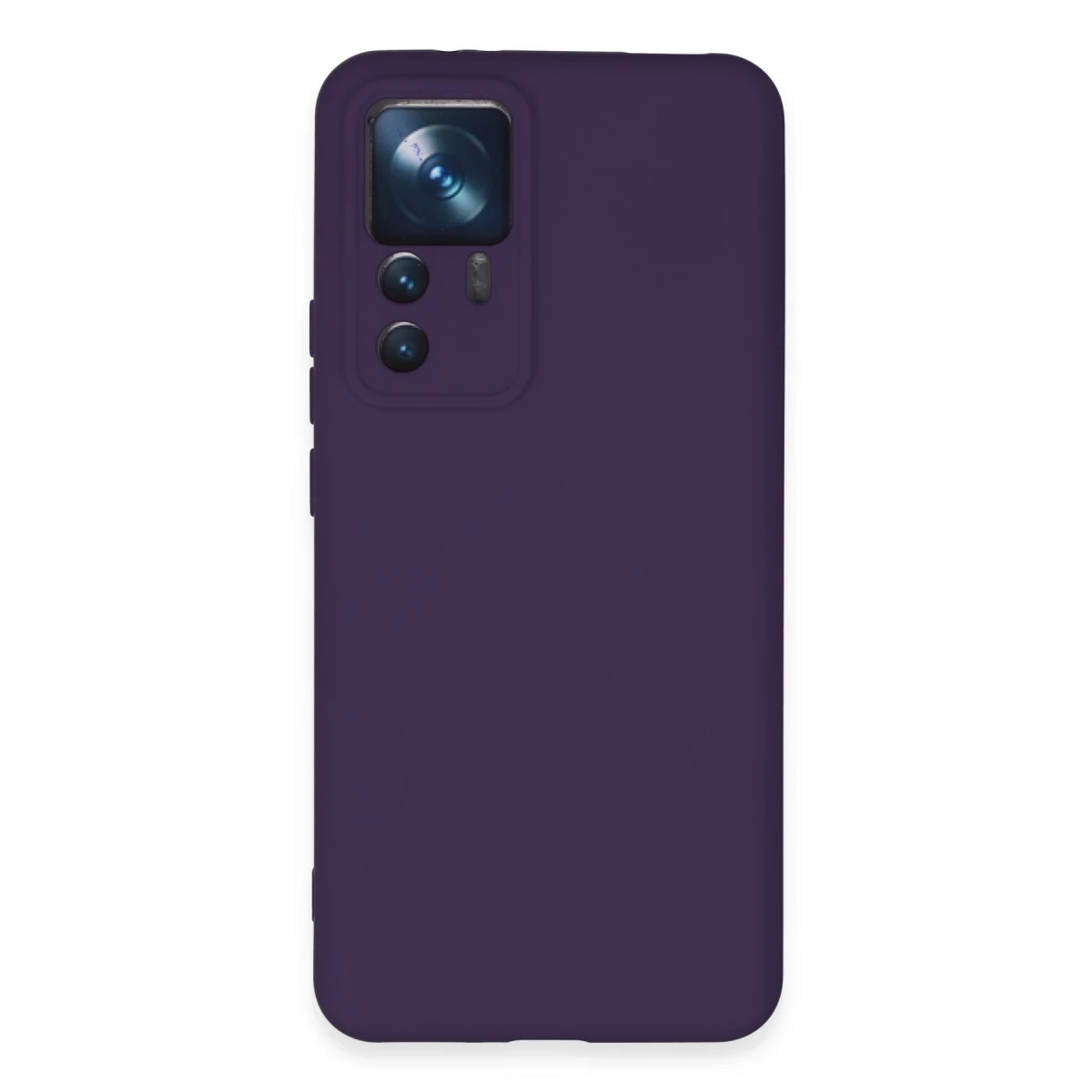 Xiaomi Mi 12T Pro Kılıf Nano içi Kadife Silikon - Mor