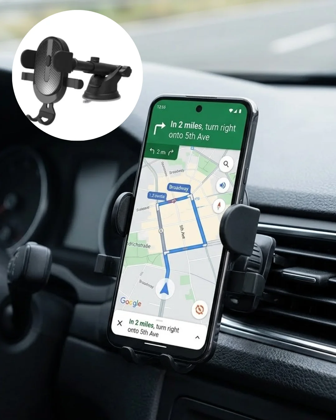 Araç İçi Telefon Tutucu Havalandırma Izgara Telefon Standı