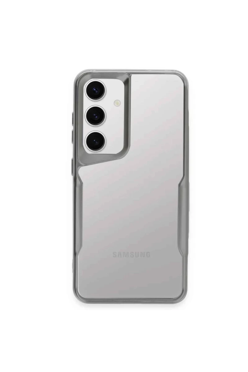 Samsung Galaxy A25 5G Uyumlu Kılıf Boyi Silikon Kapak - Gümüş