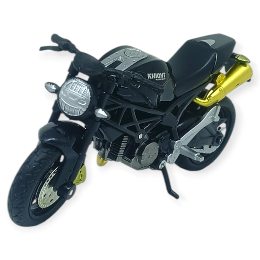 1:18 Ölçekli Model Standlı Motosiklet - Siyah