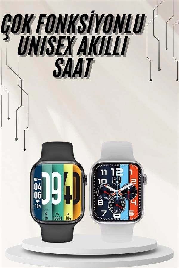 Şık Akıllı Saat 1.83 İnç Ekran ile Uyku Takibi ve Çağrı Cevaplama