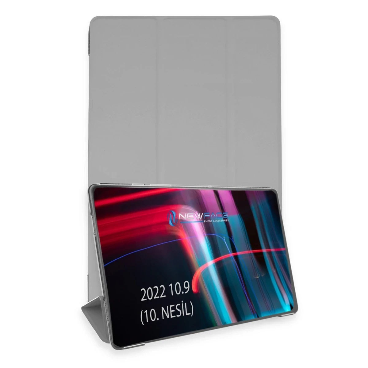 Apple iPad 2025 10.9 10.Nesil (A16) Kılıf Tablet Smart Kılıf - Gri