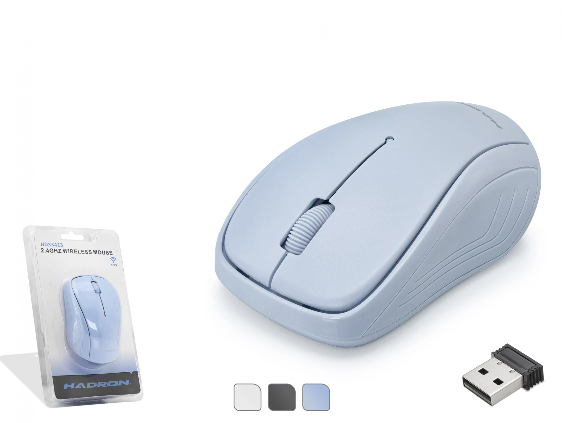 Kompakt Kablosuz Mouse 1200 Dpi USB Alıcı ile Ofis ve Ev Kullanımı
