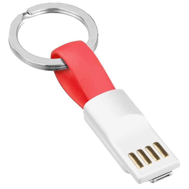 2in1 Anahtarlık Type C / Lightning Mini Anahtarlık USB Şarj Kablosu PM-26061