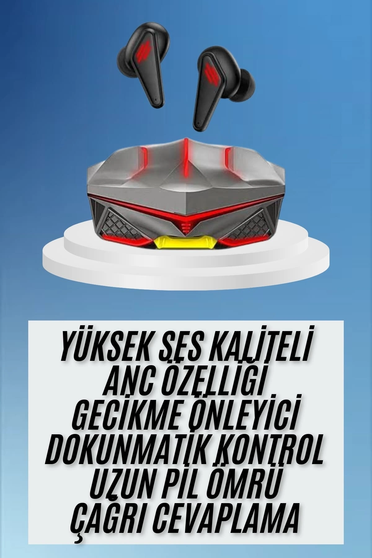 Kablosuz Bluetooth Kulaklık 0 Gecikme ile Oyun Modu