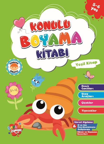 Konulu Boyama - YeşilKitap (5-6 Yaş)