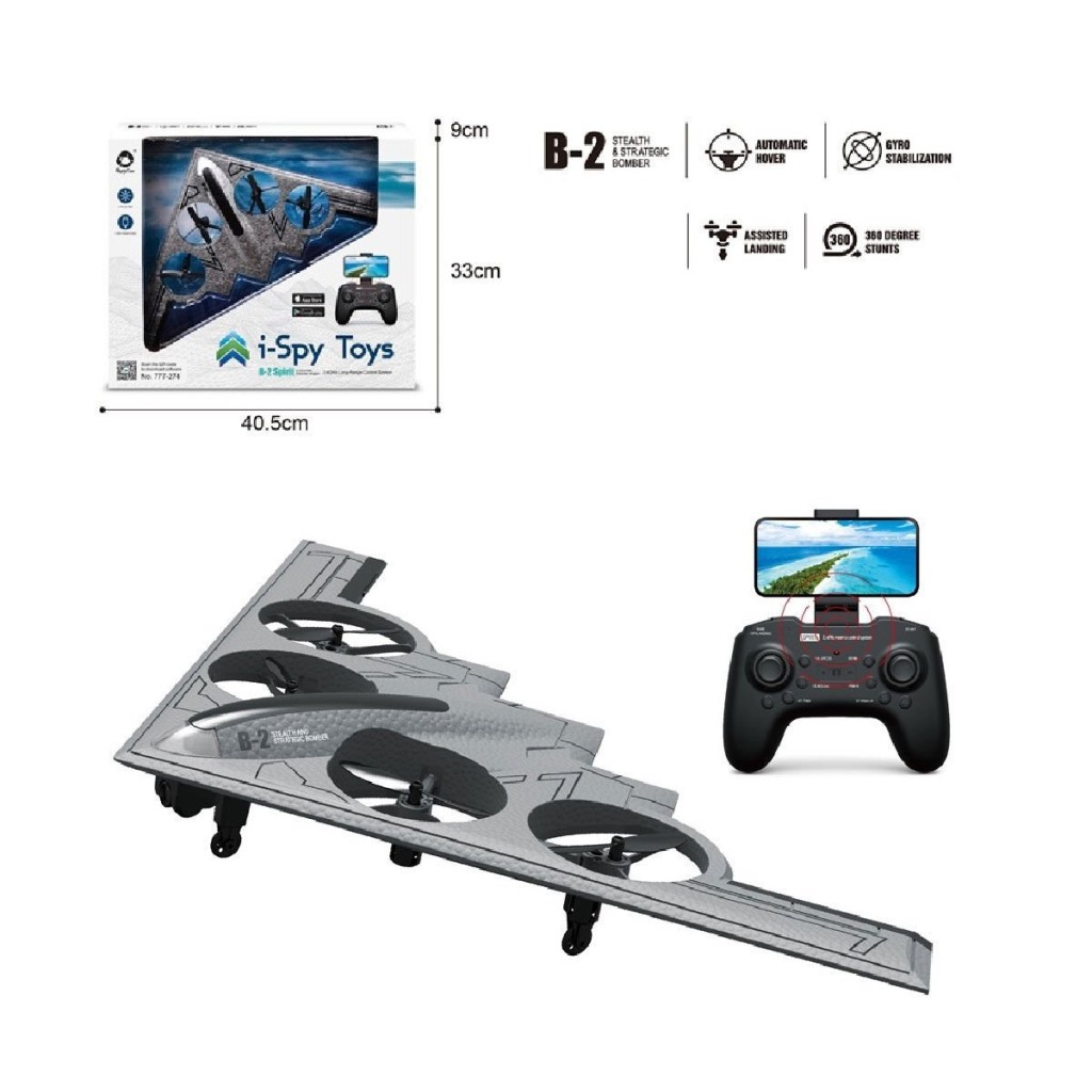 GL-777-275 Uzaktan Kumandalı Full Fonksiyon 2.4G Şarjlı Kameralı Quadcopter İha NessiWorld