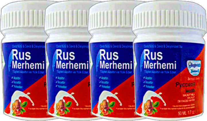 Rus Merhemi Glgn Blue Tüylere Rus Merhemi 4 Tane x 50 ml Aslh90107