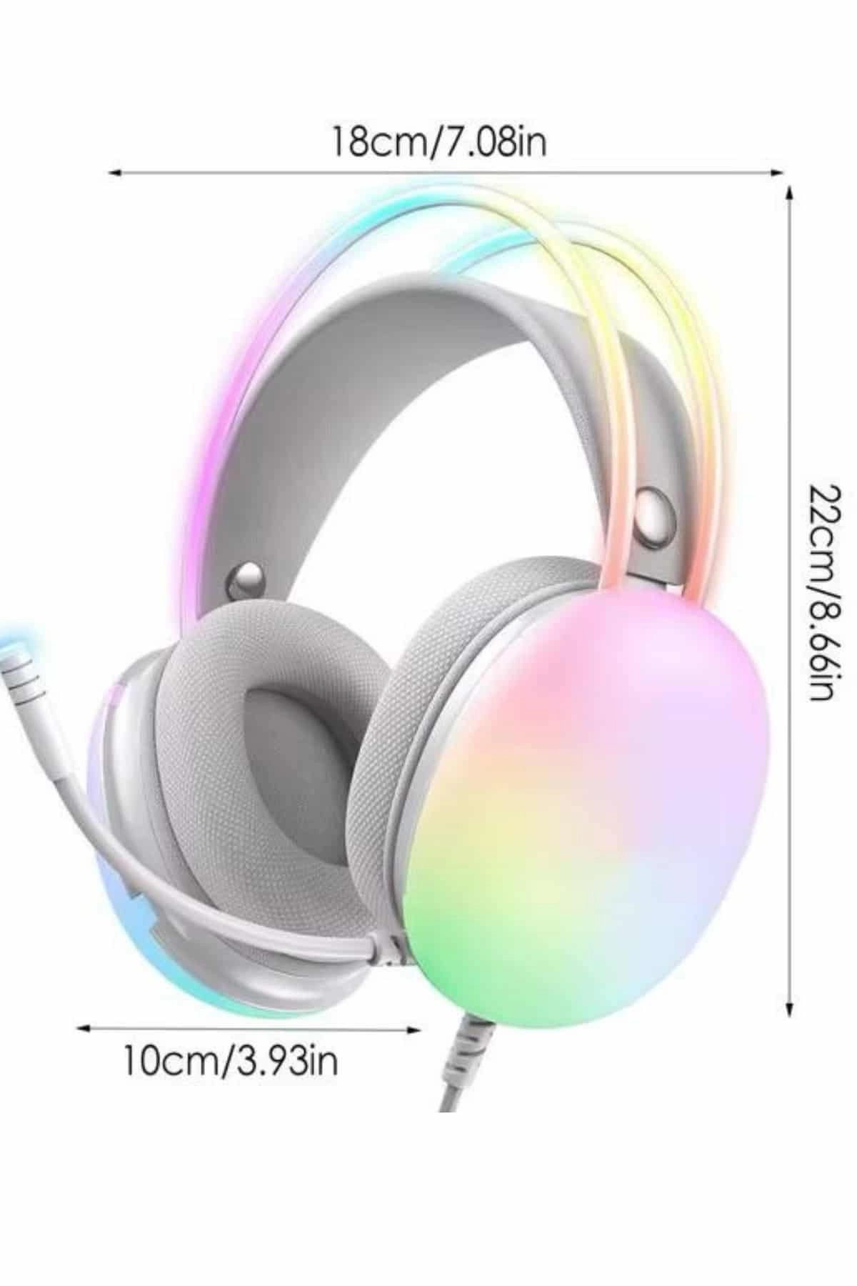 Kablosuz Kulaklık RGB Unisex Uzun Süreli Kullanım