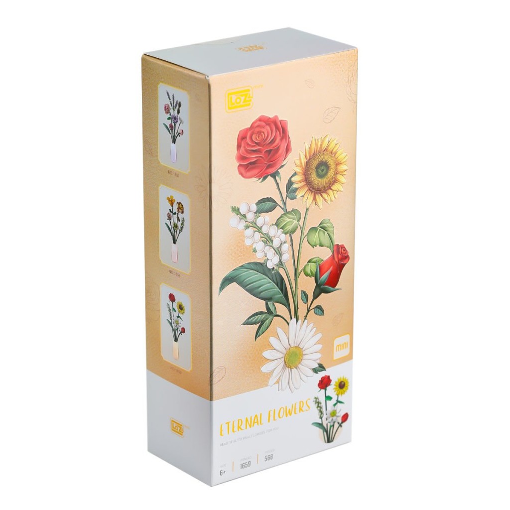 LZ1659 LOZ Çiçek Blokları 568 Parça -Vagon life