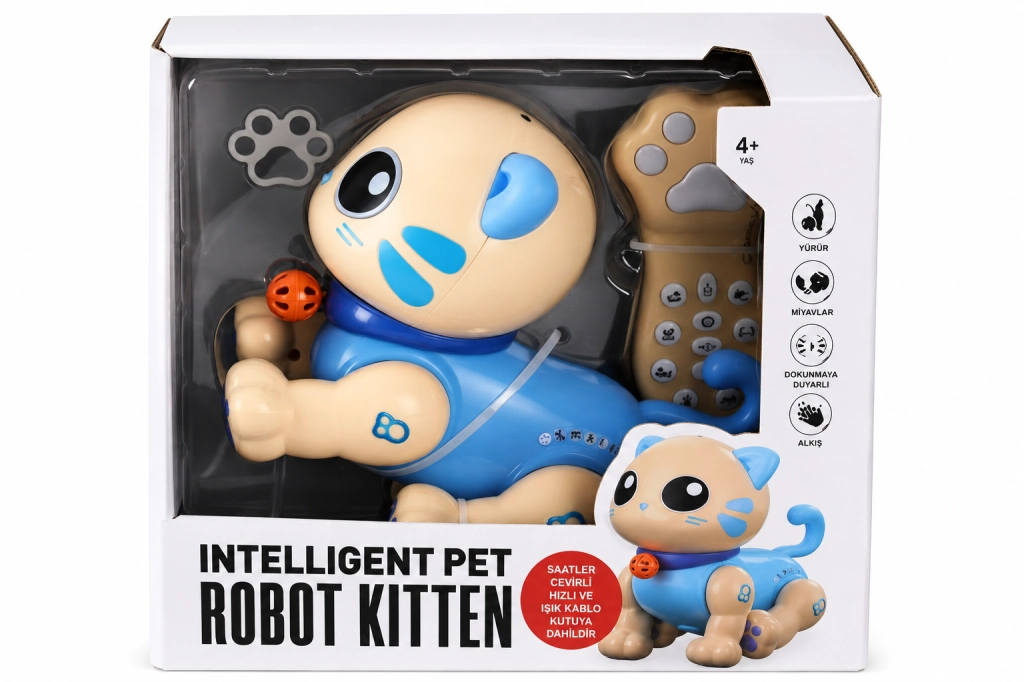 Akıllı Sesli Kedi Robotu USB 2 Adet