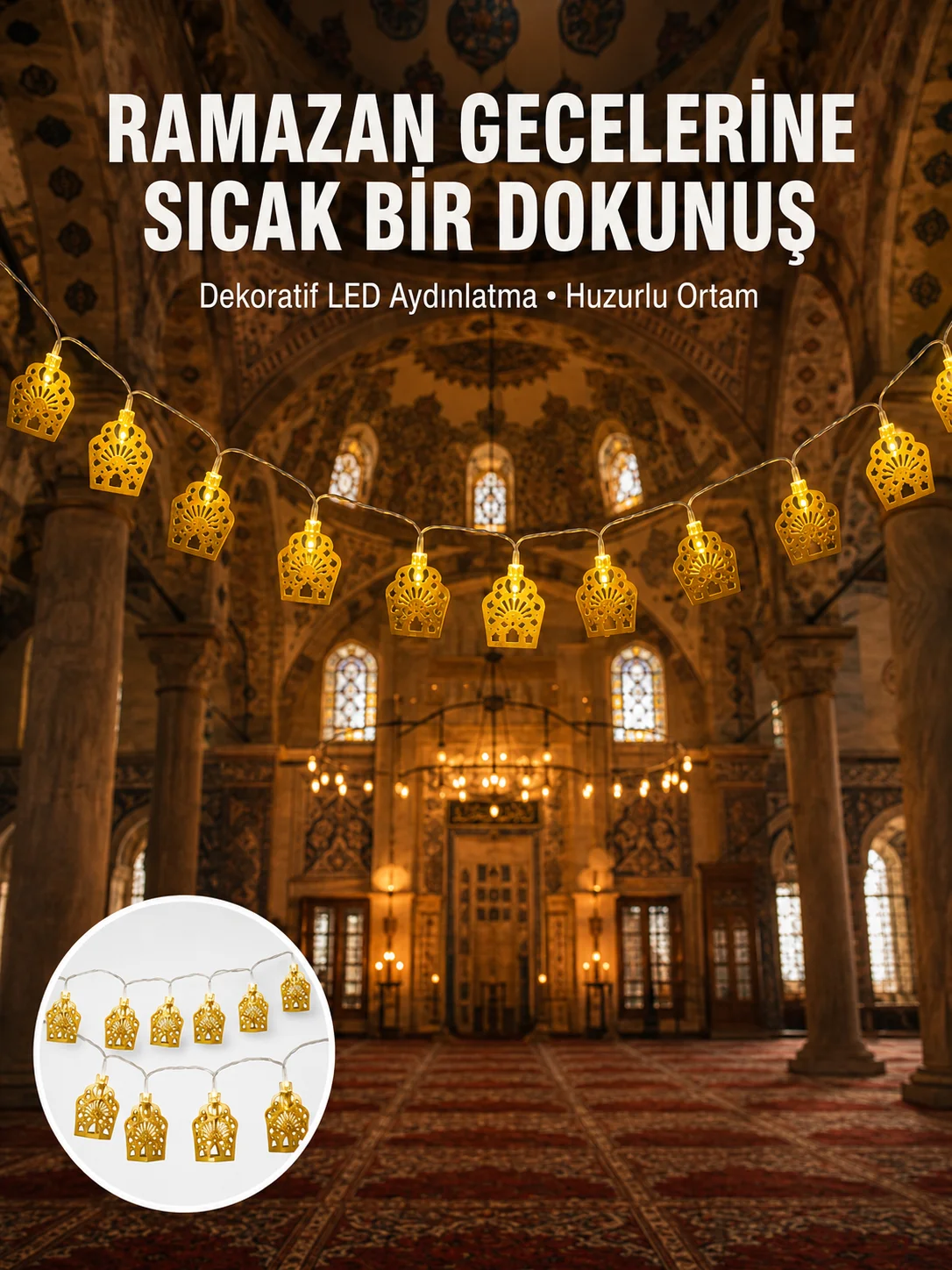 Cami Ramazan Led Işık