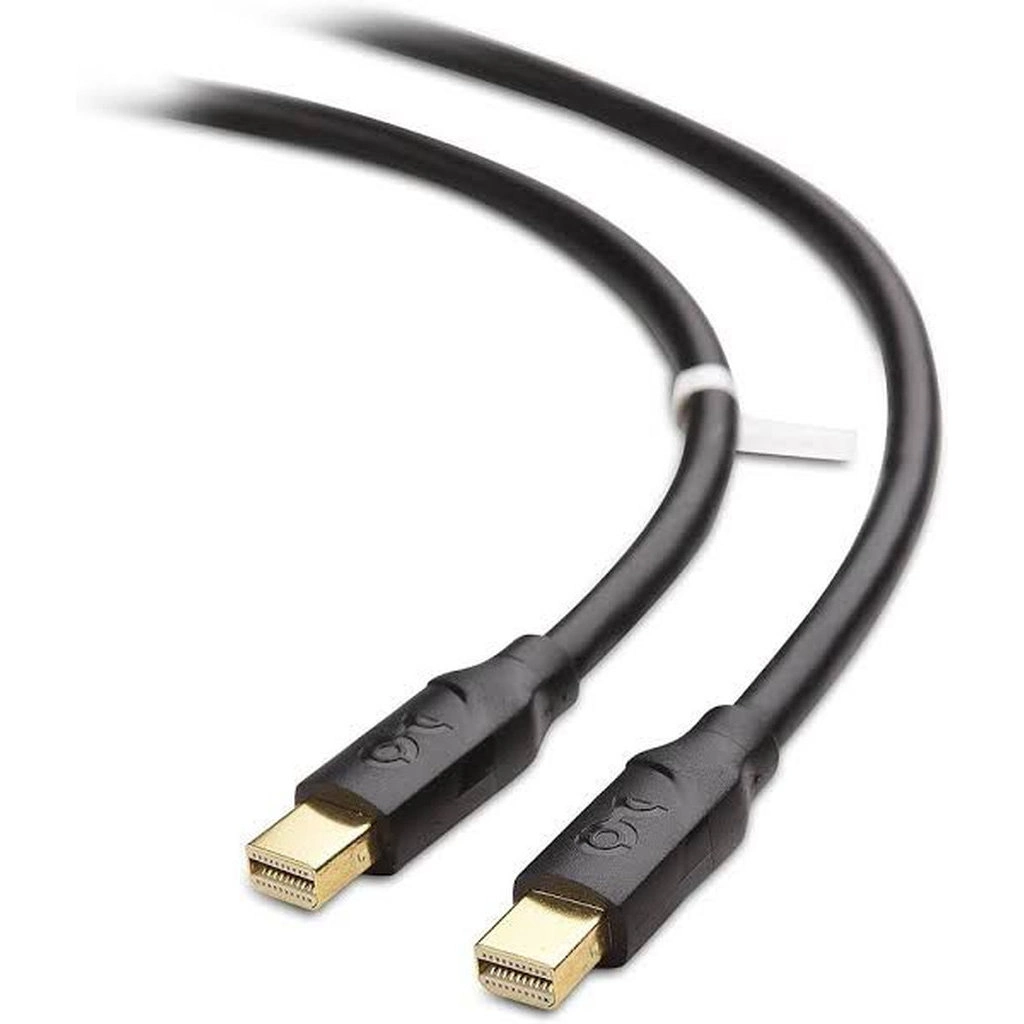Esnek Mini DisplayPort Kablo 1.8 M Siyah Renk