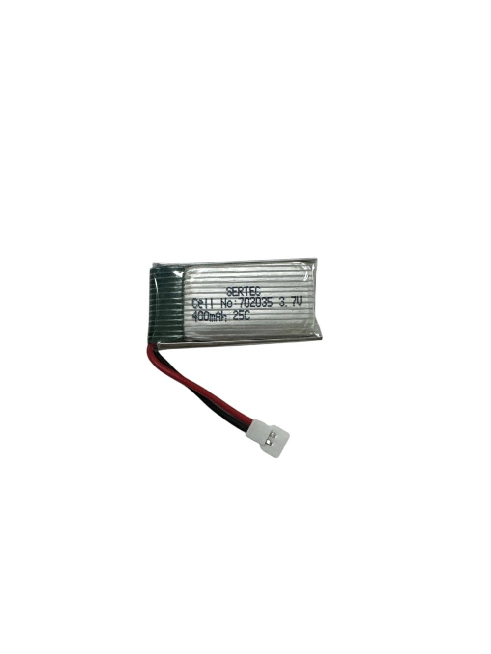 Devreli Beyaz Soket 3.7V 400mAh Pil