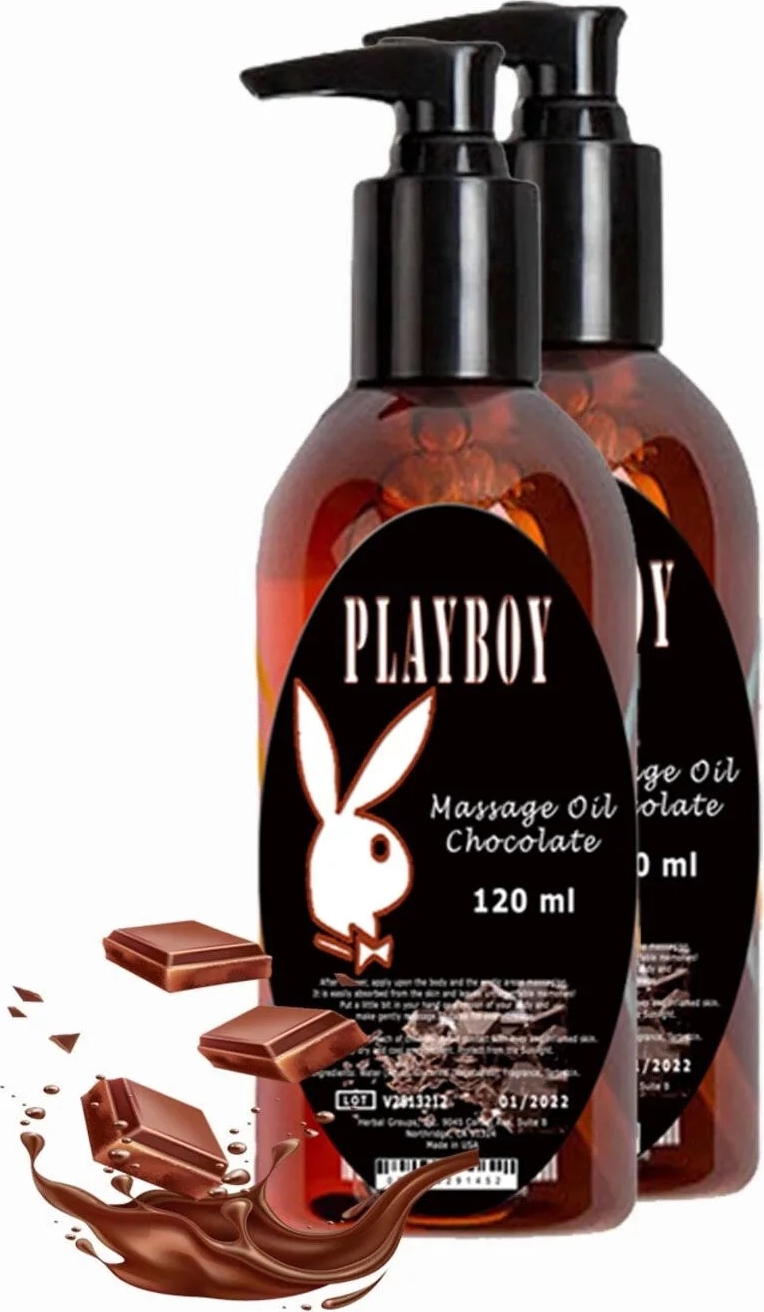 Süper Çikolata Aromalı Vücut Masaj Yağı 120ML Chocolate Flavored Massage Oil 2 Adet