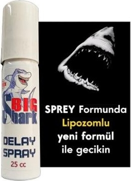Big Shark Asimox Spray 25CC Lipozomlu Yeni Formül ile Gecikin