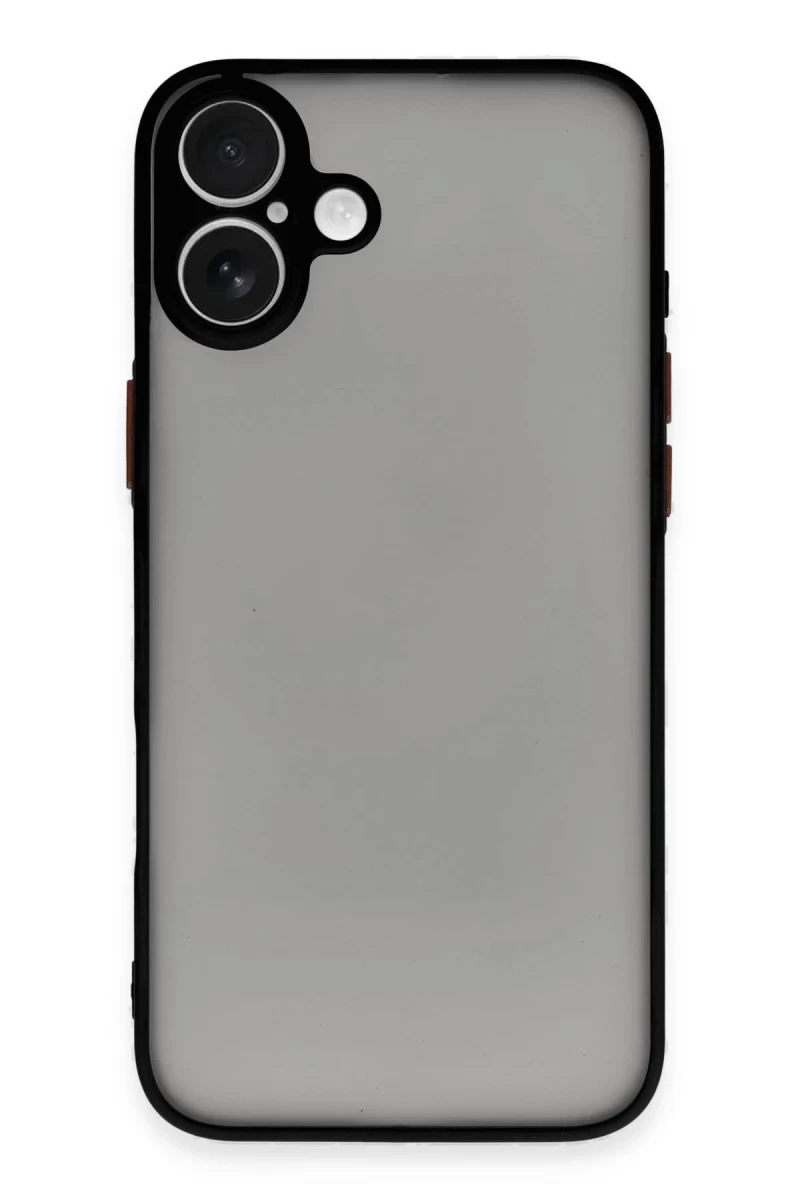 Apple iPhone 16 Plus Uyumlu Kılıf Montreal Silikon Kapak - Siyah