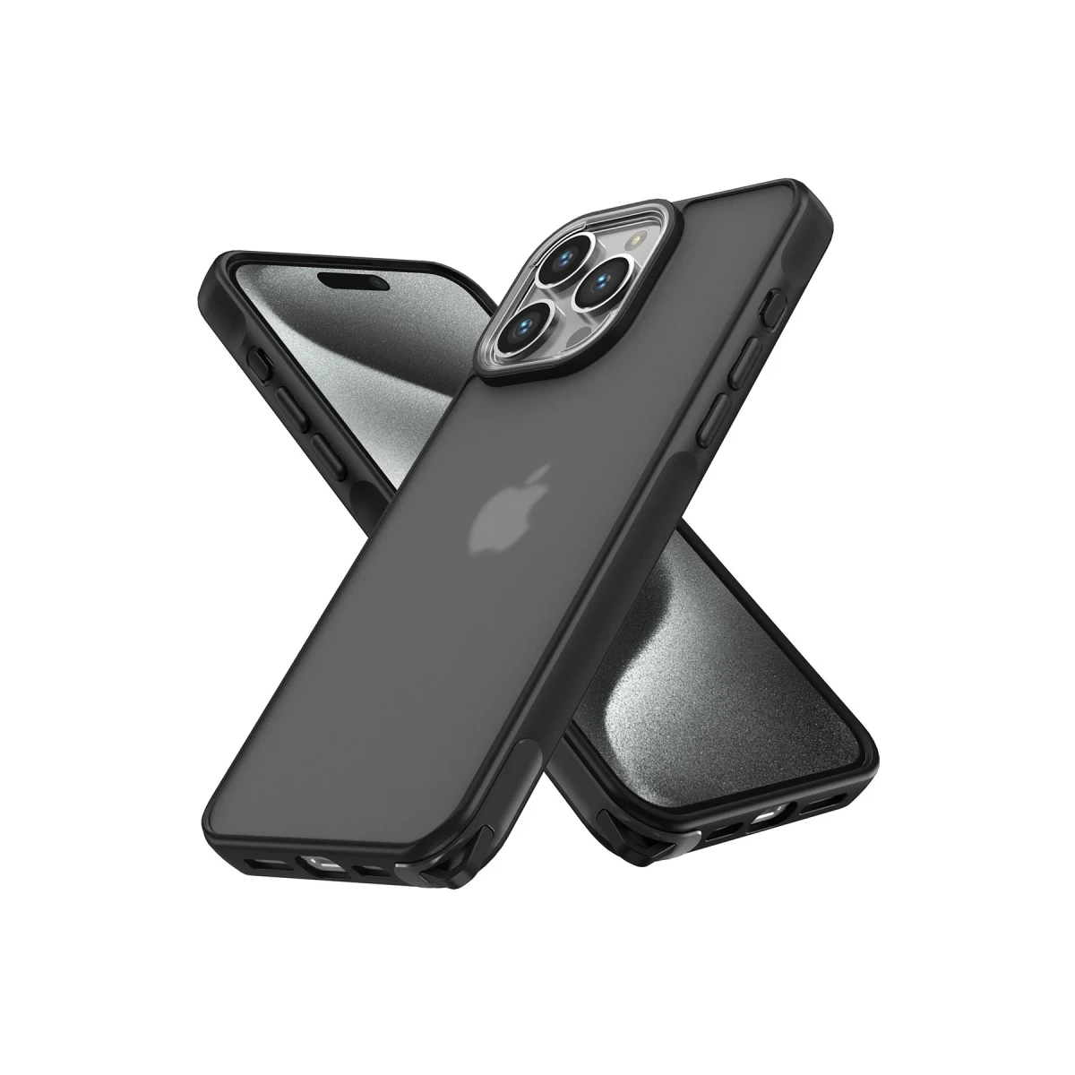 Apple iPhone 13 Pro Max Kılıf Elegant Kapak - Siyah
