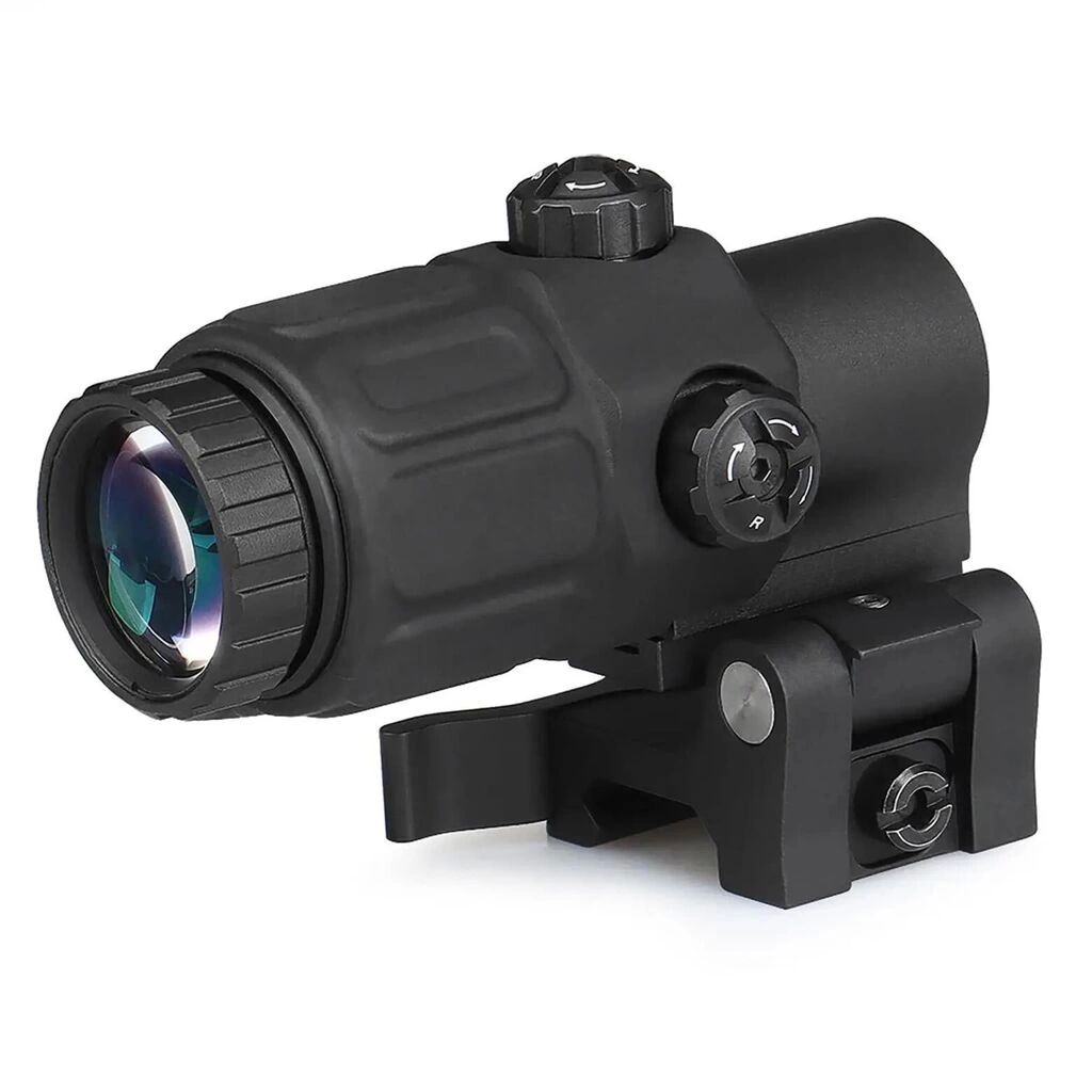 Magnifier 5x Yakınlaştırmalı Dürbün - 22mm Ray Uyumlu, Katlanır Yaylı Ayaklı