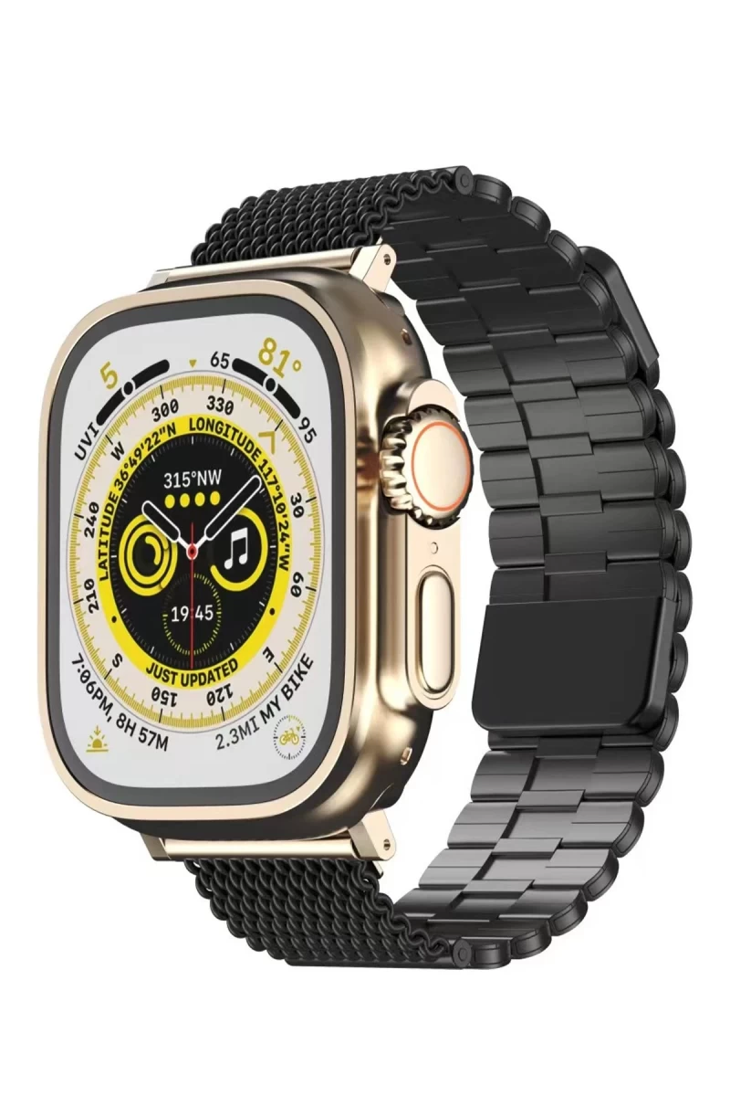 Apple Watch 42mm Uyumlu Ascend Metal Kordon - Siyah