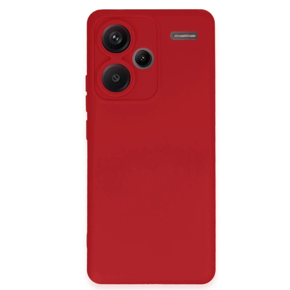 Xiaomi Redmi Note 13 Pro Plus Kılıf Nano içi Kadife Silikon - Kırmızı