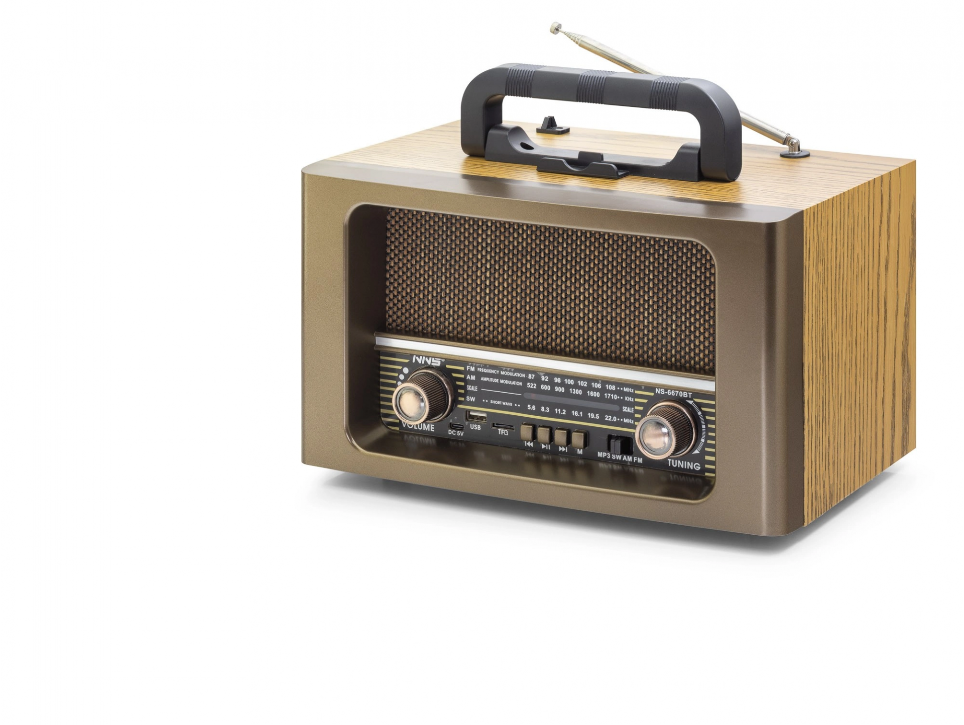 Dekoratif Bluetooth Hoparlör 31x17.7x19.9 cm Fm Kumandalı
