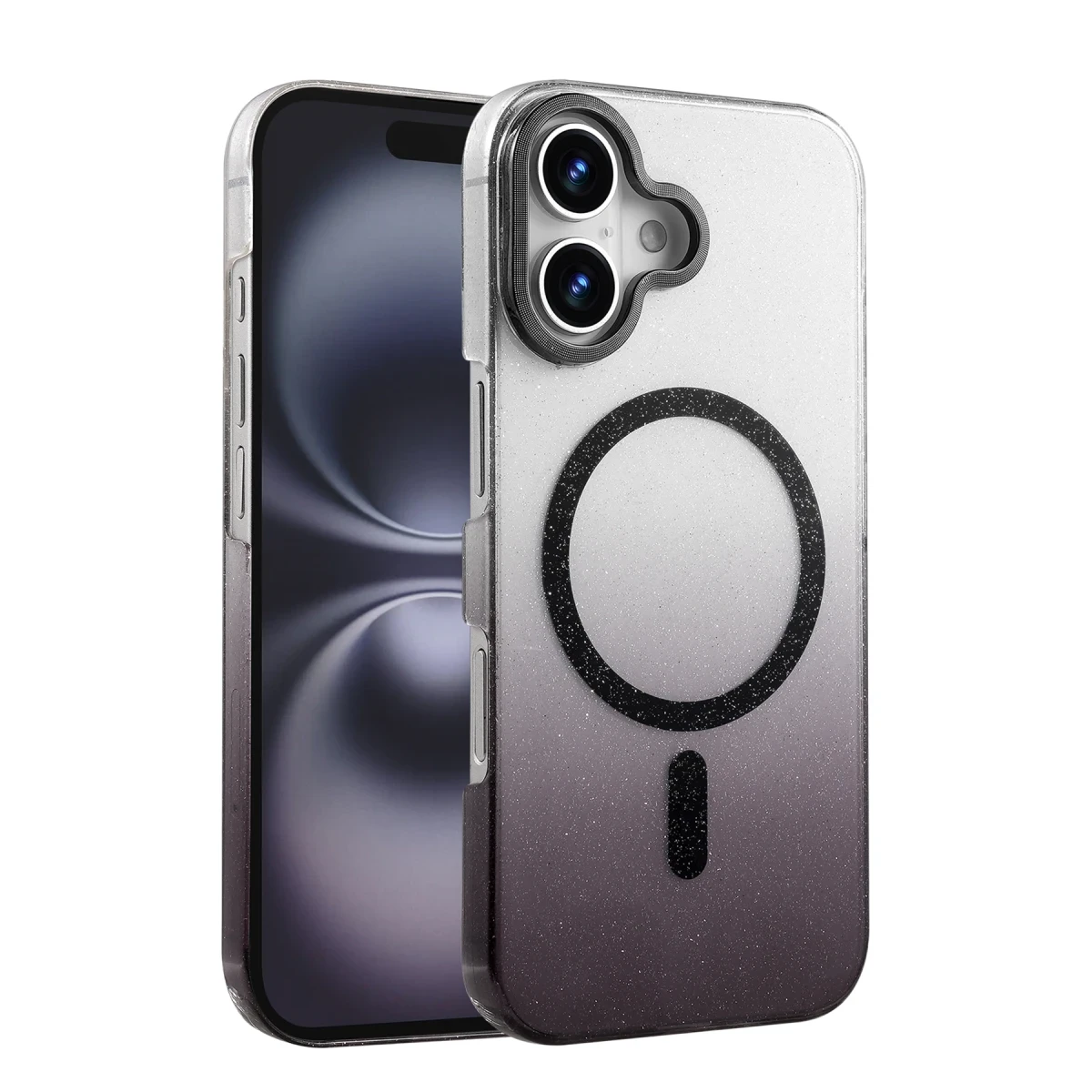 Apple iPhone 16 Plus Glossy Magsafe Kapak - Siyah