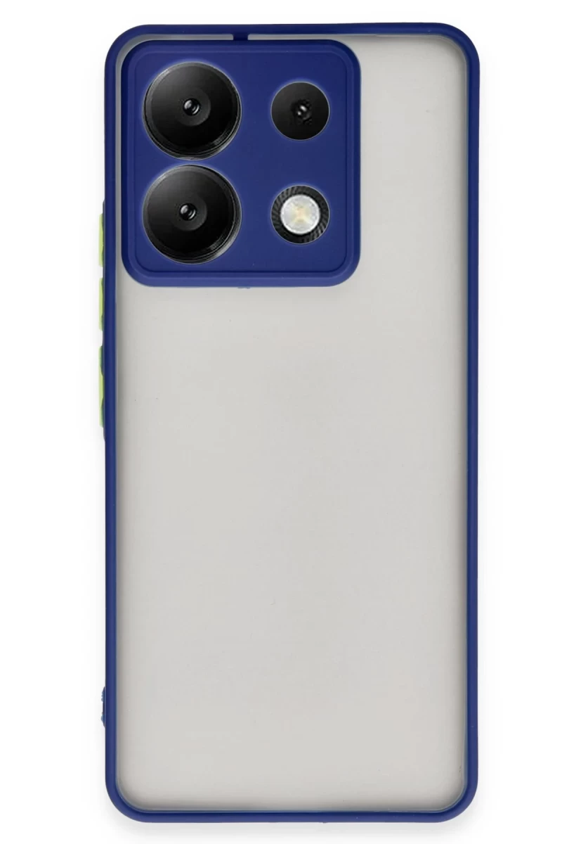 Xiaomi Redmi Note 13 5G Uyumlu Kılıf Montreal Silikon Kapak - Lacivert