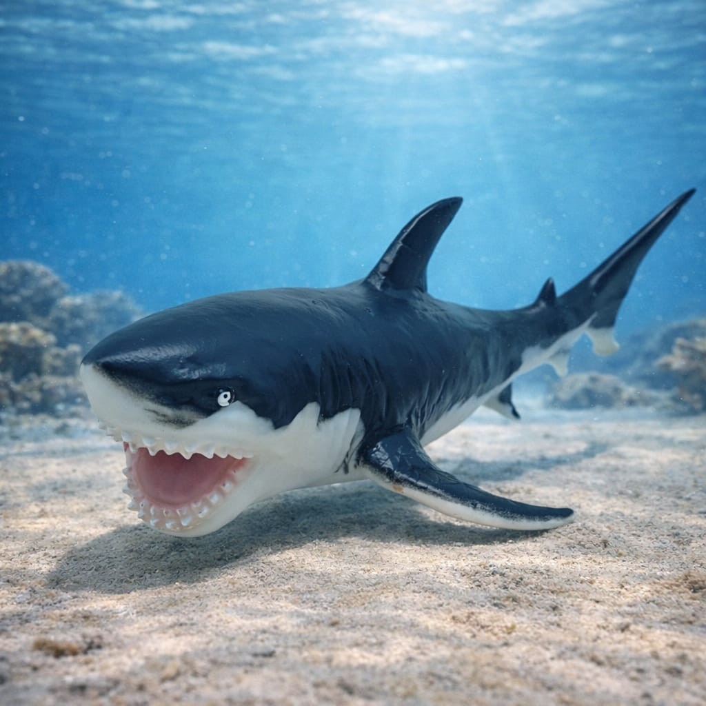 Deniz Hayvanları Serisi - Megalodon 26 cm
