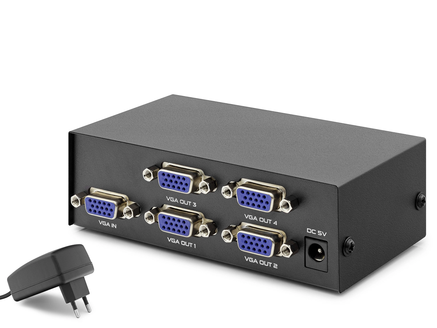 Eş Zamanlı 4 Monitör İçin VGA Splitter - 200 MHz